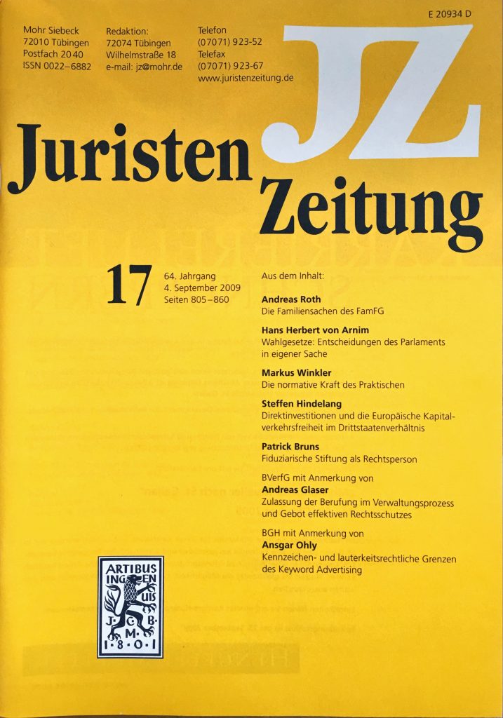 Direktinvestitionen und die Europäische Kapitalverkehrsfreiheit im Drittstaatenverhältnis (Direct Investments and the European Freedom of Capital Movement in a Third Country Context)