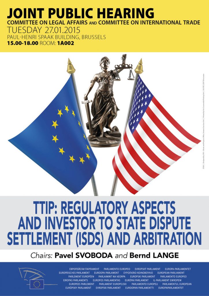 TTIP Hearing European Parliament