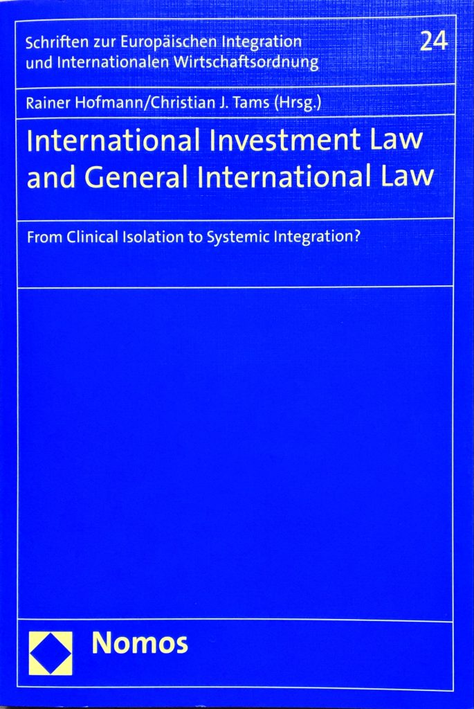 Restitution and Compensation – Reconstructing the Relationship in International Investment Law