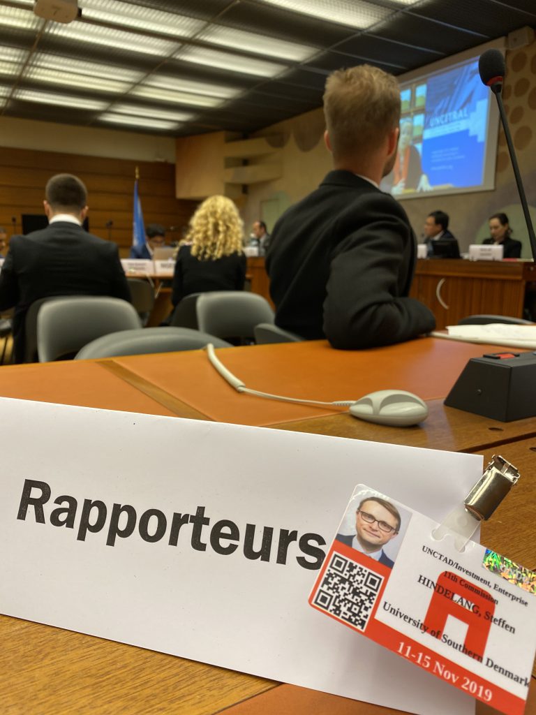 Co-Rapporteur at 2019 UNCTAD High-Level International Investment Agreements Conference