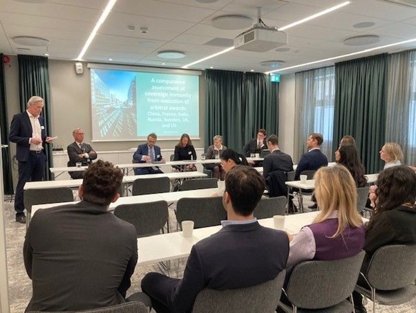 Moderator for the Panel Discussion on “Sovereign Immunity from Execution” organised by Uppsala University, DER Juridik / DER Legal, and Westerberg & Partners.